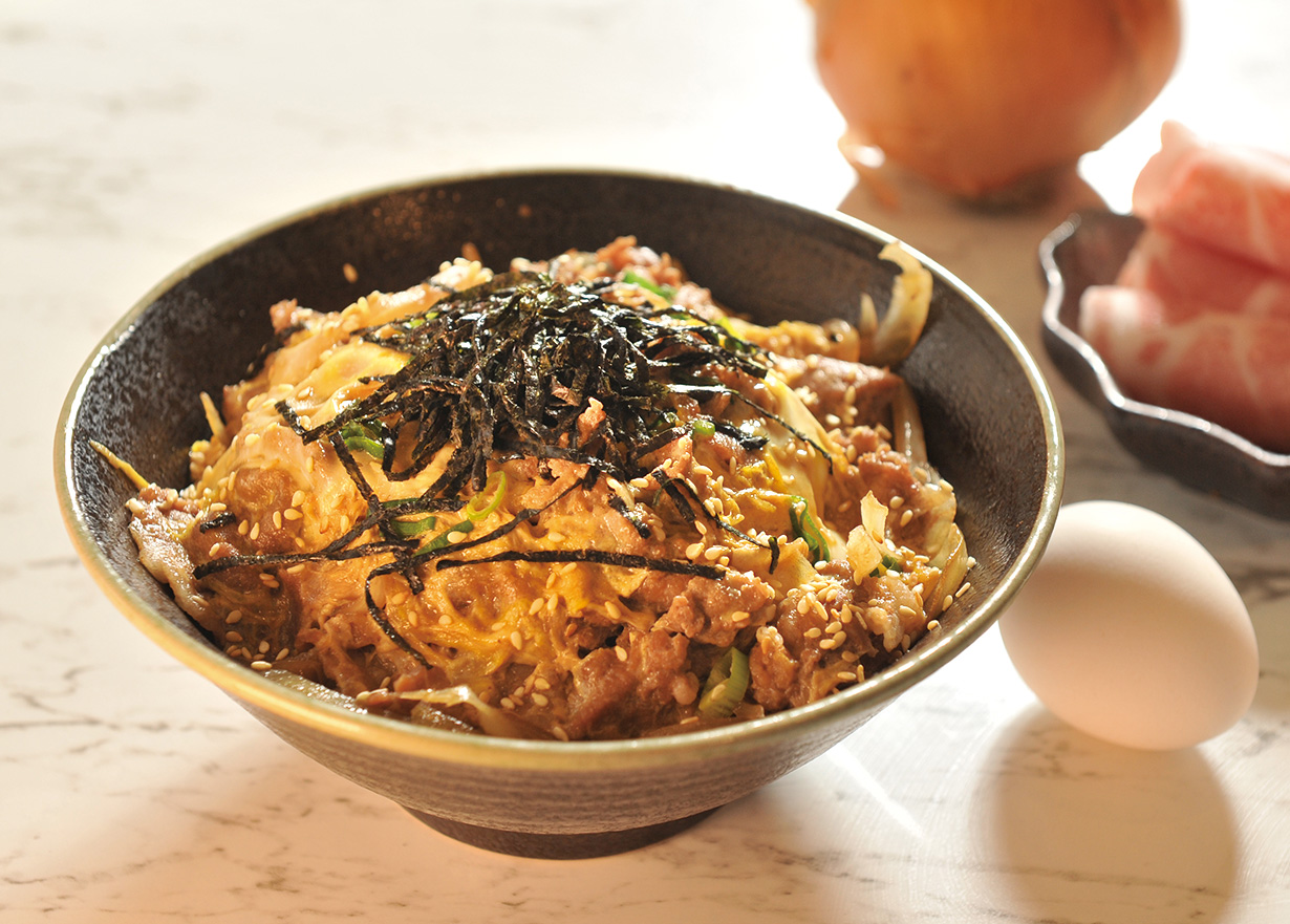 壽喜滑蛋豬肉丼飯 